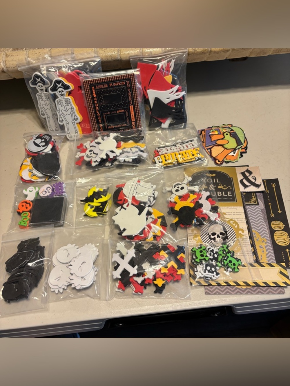 Halloween Foam stickers. Lot.